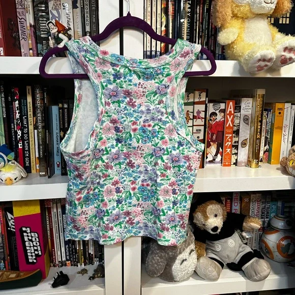 Big Bud Press Muscle Floral Sleeveless Top - Picture 3 of 4